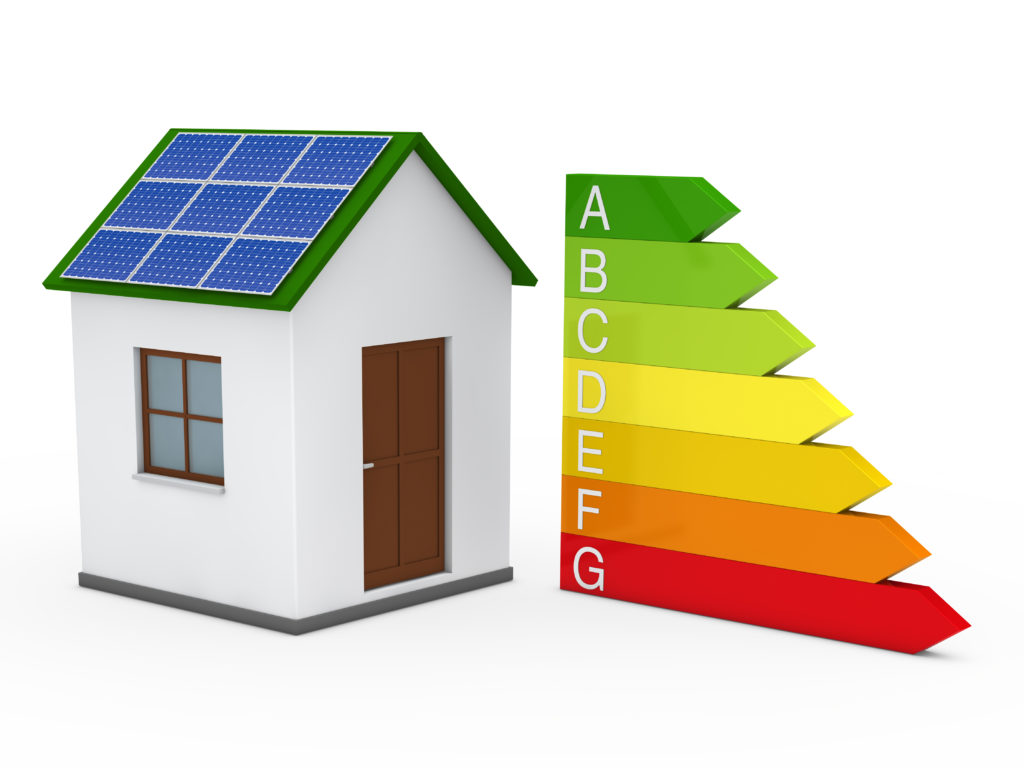 Strømforbruk bolig - redusere strømregningen - Energimerket består av en energikarakter og en oppvarmingskarakter